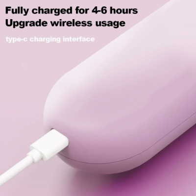 Drahtloser Glättkamm/Doppelnutzen für Glätten und Rollen, keine Schädigung der Haare, tragbarer USB-Ladeglätter (Wechat: 13510231336) photo-4