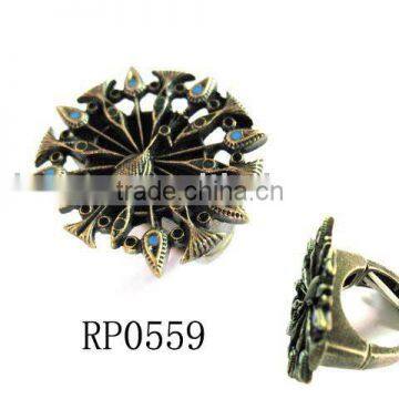 Fashion peacock ring