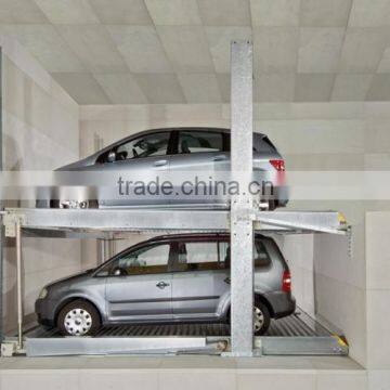 Single unit for 2 cars two levels car parking lift/high quality car parking machine