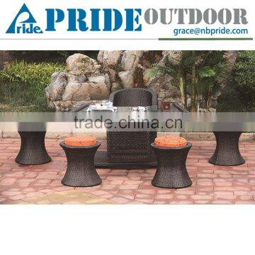 Garden Wicker Furnitures Round Shaped Outdoor Synthetic Plastic Rattan Furniture                        
                                                Quality Choice