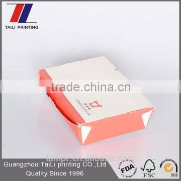 Custom Printed Red Food Packaging Box photo-5