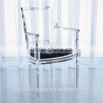 Best-selling acrylic wedding chair dining chair with spongy cushion