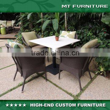 Hot Sale Brown Color Rattan Outdoor Resturant Furniture