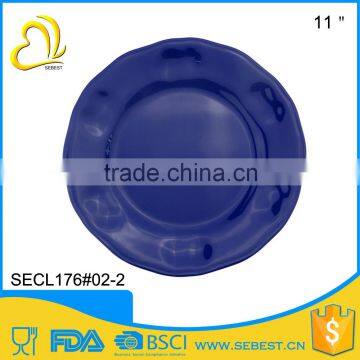 new product high-grade melamine tableware melamine color dinner plate