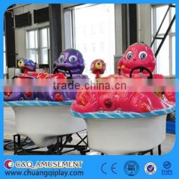 popular kids bumper boat on sale, inflatable electric bumper boat in water park, Octopus Splash Battle Boat