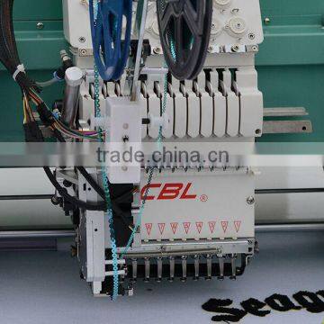 High Speed 6 Heads Flat +Sequins+Easy Cording Mixed Computerized Embroidery Machine photo-3