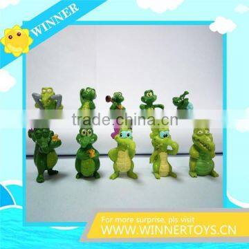 Eco-friendly crocodile cartoon figures for kids