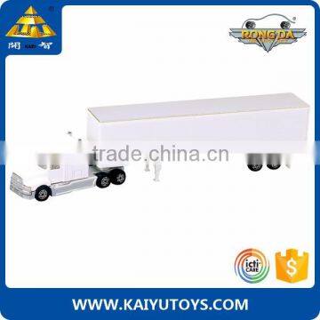 Diecast Model Car Metal Car Scale Truck Model Container Car photo-4
