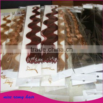 body wave 30inch micro ring hair extensions