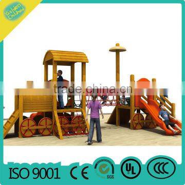 wooden slide,wooden children playground equipment MBL15-8901