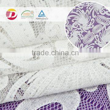 Wholesale Cheap High Quality Cotton Guipure Lace Fabric New Sample for Curtain photo-5