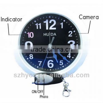 HD wall clock camera with Remote Control price of hidden cameras