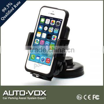 Color black QI standard wireless car charger 2014 new design