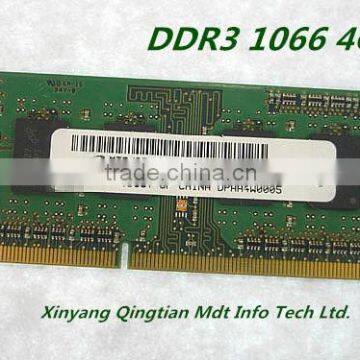 Wholesale memory---4G DDR3 1066 Laptop RAM PC-8500S