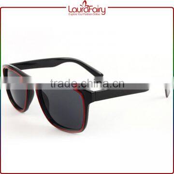 Laura Fairy Free Logo Printing FDA UV400 Cheapest Promotional Plastic Black Sun Glasses Quality Choice Most Popular
