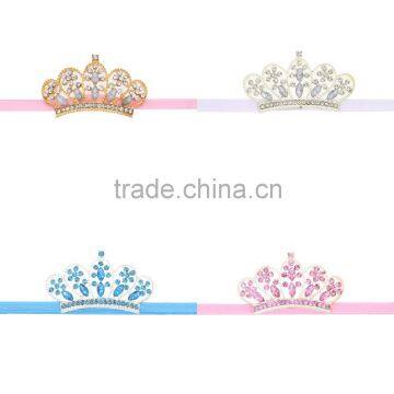 Hot-sales Baby Crown Headband Baby Princess Crown Hair Band Children Diamond Hair Accessory Wh-1838 photo-2