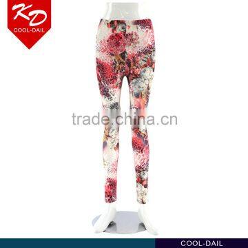 integral digital printing all over patterned young sexy girls leggings smooth and comfy ladies running pants