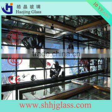 factory Glass curtain wall /fire resistant glass