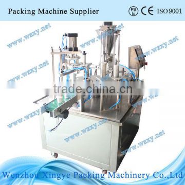 High precision coffee capsule filling and sealing machine