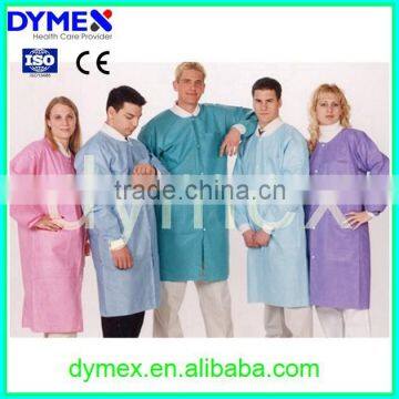 Nonwoven Fabric High Quality 3 ply Disposable Lab Coats