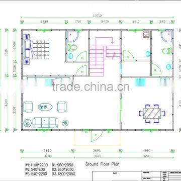 Two Storey MOst Economical Prefabricated Living Prefab House fr Earthquake Proof Quality Choice photo-4