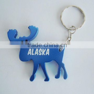 gift key ring moose bottle opener