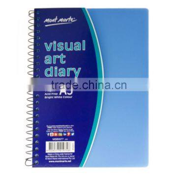 Mont Marte Visual Art Diary PP Coloured Cover A5