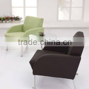 New design leather armchairs for office waiting room 8051#