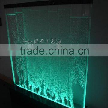 Indoor Decoration Customized Acrylic Glass Water Wall for Sale photo-5