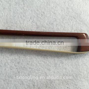 Ebony Violin Bow With Flower Patten Violin Bow Hair photo-6