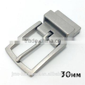 Reversible Zinc Alloy Pin Buckles Smooth Belt Buckle for Men photo-6