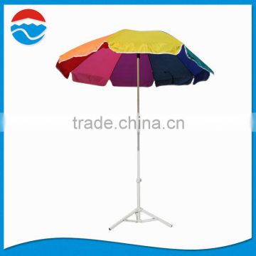 170CM*8K rainbow color sun umbrellas and beach