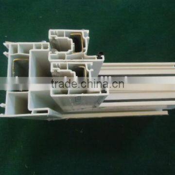 pvc profile for window 80 series three track sliding window for Malaysia