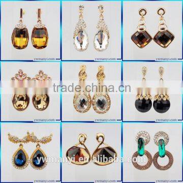 Plated Silver Pearl Ring Rhinestone Rings Big Opal Ring R797 photo-4