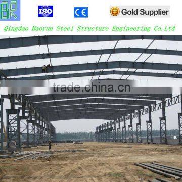 low cost light galvanized steel structure workshop