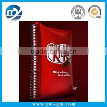 Inflatable notebook, Pillow notebook, new products,PVC inflatable pillow notebook