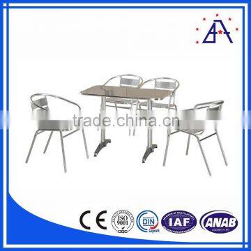 High quality stacking bar welding aluminium chair