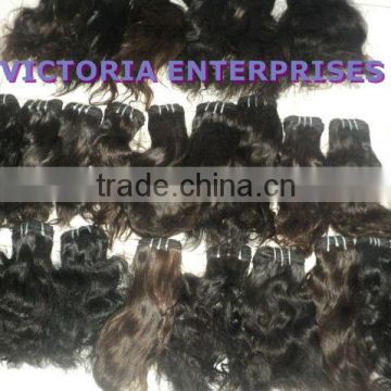 Natural Kinky curly Hair Bulk , Indian Virgin Hair