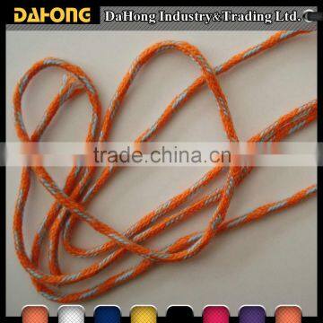 customized high quality heavy duty wax polyester drawstring cord