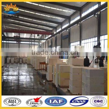 Refractory fire bricks big fireclay bottom blocks for glass furnace bottom layer side wall