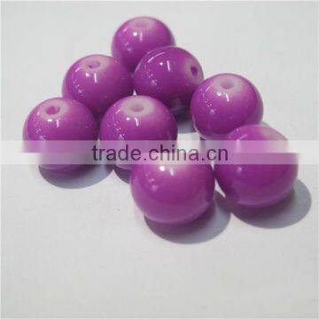 4mm round neon stone color glass beads diy SCB006