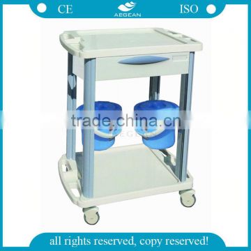 AG-CT001B3 Clinic patient treatment plastic material medical cart price