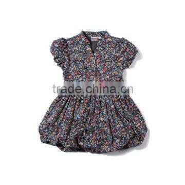 2013 Fashion printed flower girl dress