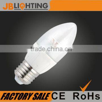 LED candle bulb flower bulb C30H E27 6W 480lm CE ROHS approved