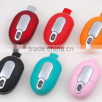 2012 New 2.4G Mini Wireless Mouse/Full nature bamboo optical computer accessories wireless desktop mouse ---factory price direct