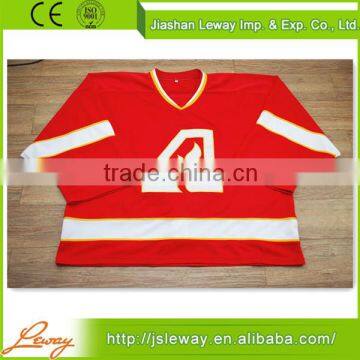 Long sleeve wholesale cheap custom college ice hockey jerseys