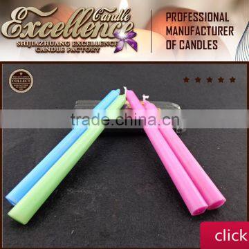 colorful paraffin wax / white candle wholesale