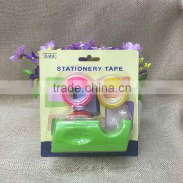 Manufacturer of spot sales 2001 adhesive tape dispenser + suction card packaging stationery tape