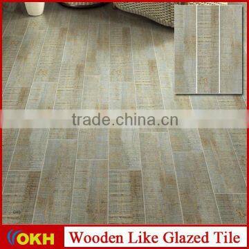 2015 new style living room wood like tile