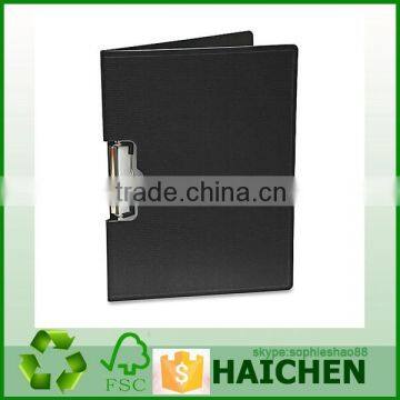 Portfolio Clipboard - 0.50" Clip Capacity - Side Opening - 8.50" x 11" - Low-profile - Black